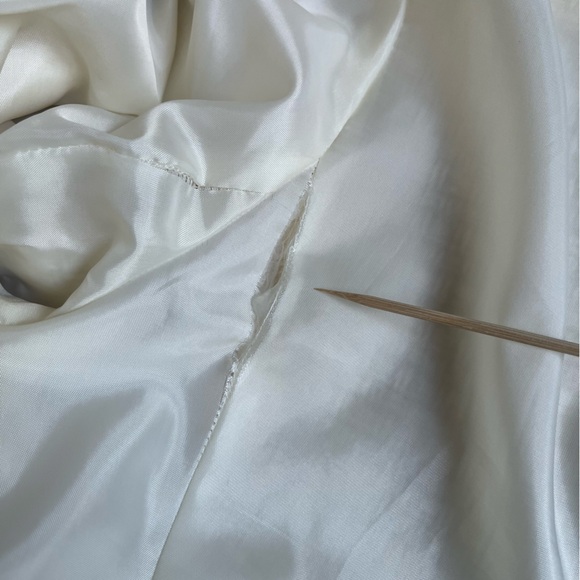 MODA International Women's Coat Winter White Size 6 - Picture 12 of 17